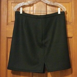 Cute black J. Crew short wool skirt